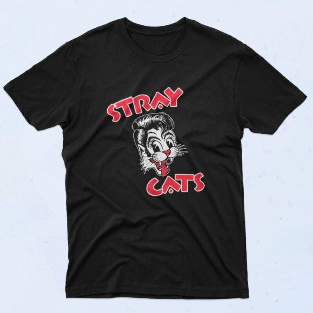 Stray Cats Band  T-Shirt Rockabilly Music Fan Gift Graphic Shirt